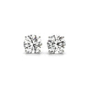 4 cttw Certified IGI Lab Grown Round Diamond Stud Earrings 14k White Gold (G/VS2)-5