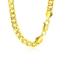 6.5mm 10k Yellow Gold Light Miami Cuban Chain-7