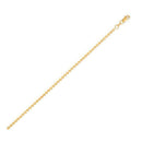 Moon Cut Bead Chain in 14k Yellow Gold (2.00 mm)-4