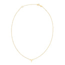14K Yellow Gold Aries Necklace-4