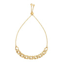 Adjustable Chain Bracelet in 14k Yellow Gold-5