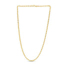 14k Yellow Gold Light Rope Chain (3.00 mm)-5