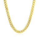6.1mm 10k Yellow Gold Classic Miami Cuban Solid Chain-6