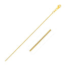 10k Yellow Gold Wheat Chain 0.6mm-4