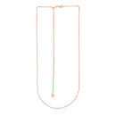 14k Rose Gold Adjustable Wheat Chain (1.00 mm)-4