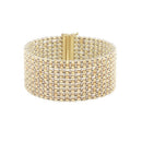 14k Two Tone Gold Red Carpet Bracelet (25.40 mm)-7