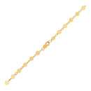 14k Yellow Gold Bracelet with Polished Circles-3