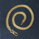 14k Yellow Gold Bismark Bracelet (3.50 mm)-9