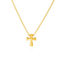 14k Yellow Gold with Cross Pendant-3