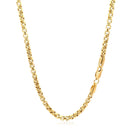 3.4mm 14k Yellow Gold Round Box Chain-9