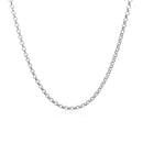 14k White Gold Rolo Chain 1.9mm-6