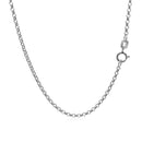 14k White Gold Rolo Chain 1.9mm-8