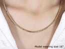 2.5mm 14k Yellow Gold Semi Solid Box Chain-10
