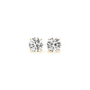 1 1/2 cttw Certified IGI Lab Grown Round Diamond Stud Earrings 14k Yellow Gold (G/VS2)-5