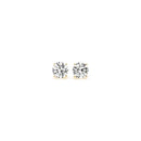 1/2 cttw Lab Grown Round Diamond Stud Earrings 14k Yellow Gold (G/VS2)-5