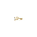 1/2 cttw Lab Grown Round Diamond Stud Earrings 14k Yellow Gold (G/VS2)-8