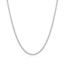 14k White Gold Bead Chain 1.5mm-7