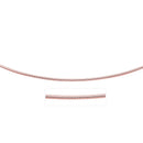 14k Rose Gold Necklace in a Round Omega Chain Style-5