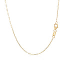 14k Yellow Gold 18 inch Necklace with Polished Butterflies and Beads-8