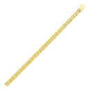 14k Yellow Gold Byzantine Style Chain Bracelet-2