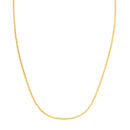 Double Extendable Cable Chain in 14k Yellow Gold (1.40 mm)-5