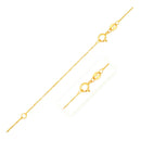 Double Extendable Box Chain in 14k Yellow Gold (0.6mm)-6