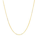 Double Extendable Box Chain in 14k Yellow Gold (0.6mm)-8