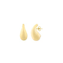 14k Yellow Gold Raindrop Studs-2