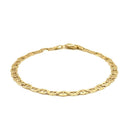 4.5mm 10k Yellow Gold Mariner Link Bracelet-5