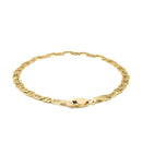 4.5mm 10k Yellow Gold Mariner Link Bracelet-6