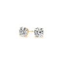 2 cttw Certified IGI Lab Grown Round Diamond Stud Earrings 14k Yellow Gold (G/VS2)-7