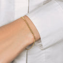 14k Yellow Gold Bismark Bracelet (2.50 mm)-12