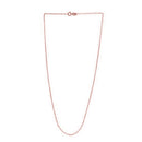 Adjustable Cable Chain in 14k Rose Gold (0.97 mm)-4