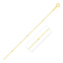 Bead Links Pendant Chain in 14k Yellow Gold (1.5mm)-7