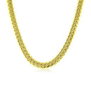 3.9mm 10k Yellow Gold Classic Miami Cuban Solid Chain-6