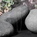 14k Rose Gold Classic Box Chain 0.4mm-11