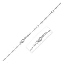 Double Extendable Cable Chain in 14k White Gold (1.40 mm)-4
