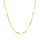 14K Yellow Gold Polished Diamond Motif Chain (3.0mm)-4