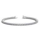 Lab Grown Round Diamond Tennis Bracelet in 14k White Gold (4 cctw F/G  VS2/SI1)-4