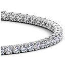 Lab Grown Round Diamond Tennis Bracelet in 14k White Gold (4 cctw F/G  VS2/SI1)-5