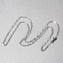 18K White Gold Fine Paperclip Chain (1.50 mm)-11