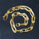 14k Yellow Gold French Cable Link Bracelet  (6.00 mm)-10