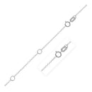 Double Extendable Piatto Chain in 14k White Gold (1.2mm)-8
