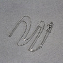 Double Extendable Piatto Chain in 14k White Gold (1.2mm)-11