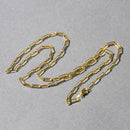 14K Yellow Gold Paperclip Chain (2.5mm)-12