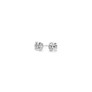 1/2 cttw Lab Grown Round Diamond Stud Earrings 14k White Gold (G/VS2)-7