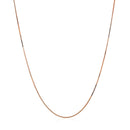 10k Rose Gold Classic Box Chain (0.45 mm)-6