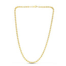 Moon Cut Bead Chain in 14k Yellow Gold (4.00 mm)-4