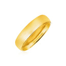14k Yellow Gold 6mm Comfort Fit Wedding Band-2