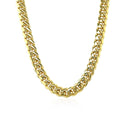5.0mm 14k Yellow Gold Classic Miami Cuban Solid Chain-7